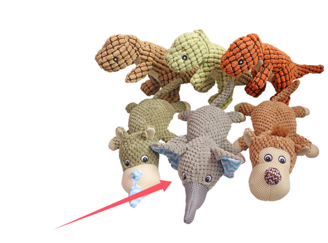 Interactive Plush Dog Toy | Squeaky Puzzle Toy for Small & Medium Dogs