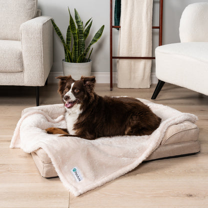 Ultra Soft Sherpa Dog Blanket | Cozy Fleece Blanket for Dogs