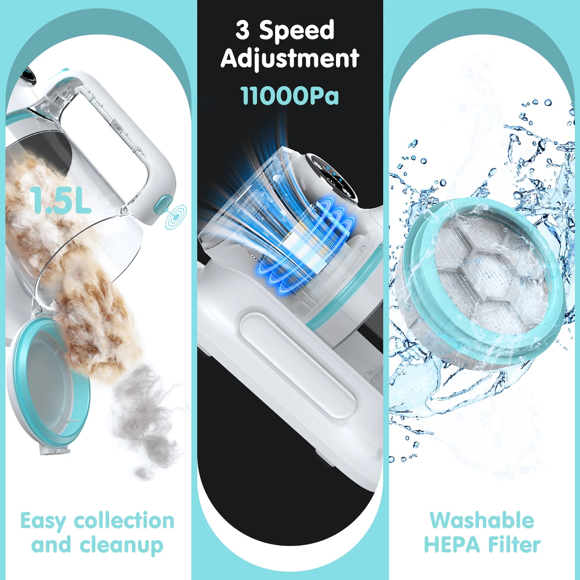 Professional 6-in-1 Pet Grooming Vacuum Kit