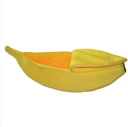 Banana Pet Bed – Cozy Sleeping Bag for Cats