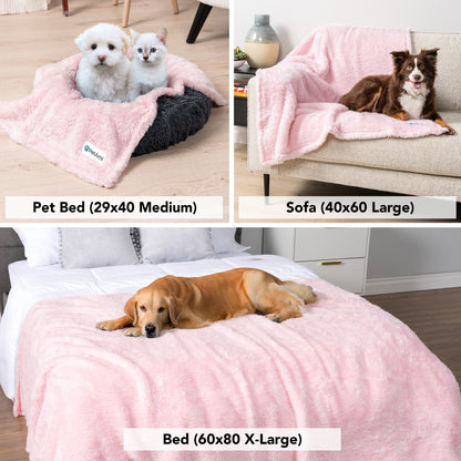 Ultra Soft Sherpa Dog Blanket | Cozy Fleece Blanket for Dogs