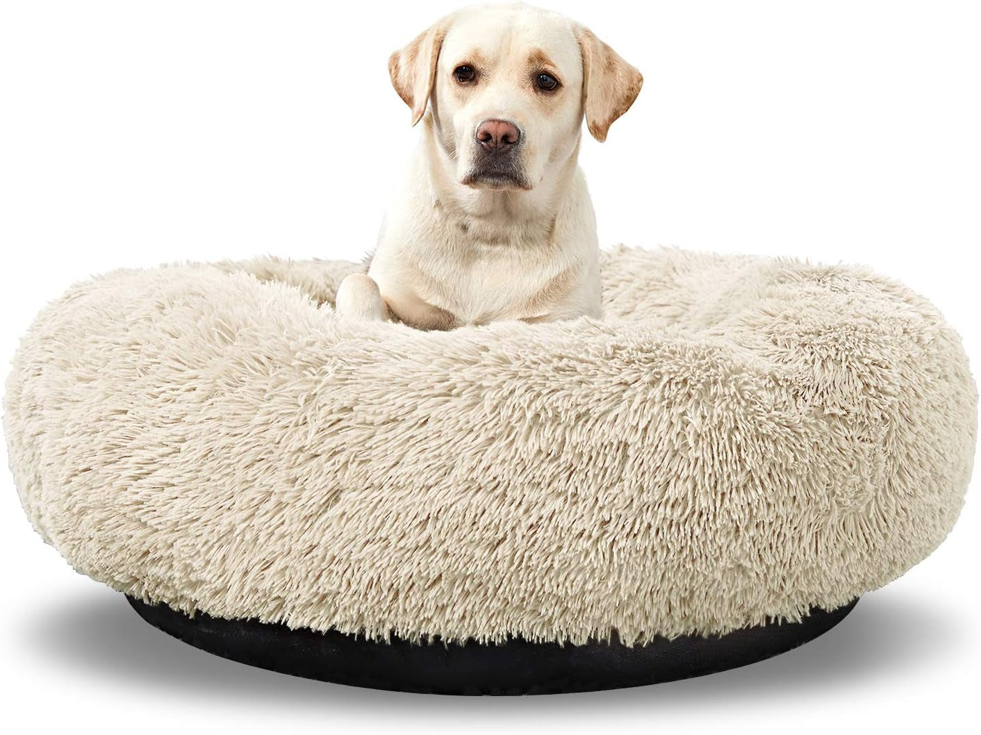 Luxury Calming Donut Dog Bed – Ultra Soft & Washable