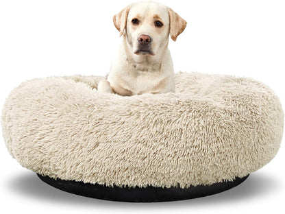 Luxury Calming Donut Dog Bed – Ultra Soft & Washable