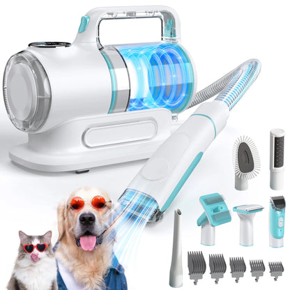 Professional 6-in-1 Pet Grooming Vacuum Kit