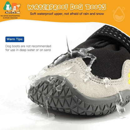 Waterproof Dog Boots | Protective Shoes for Medium & Large Dogs