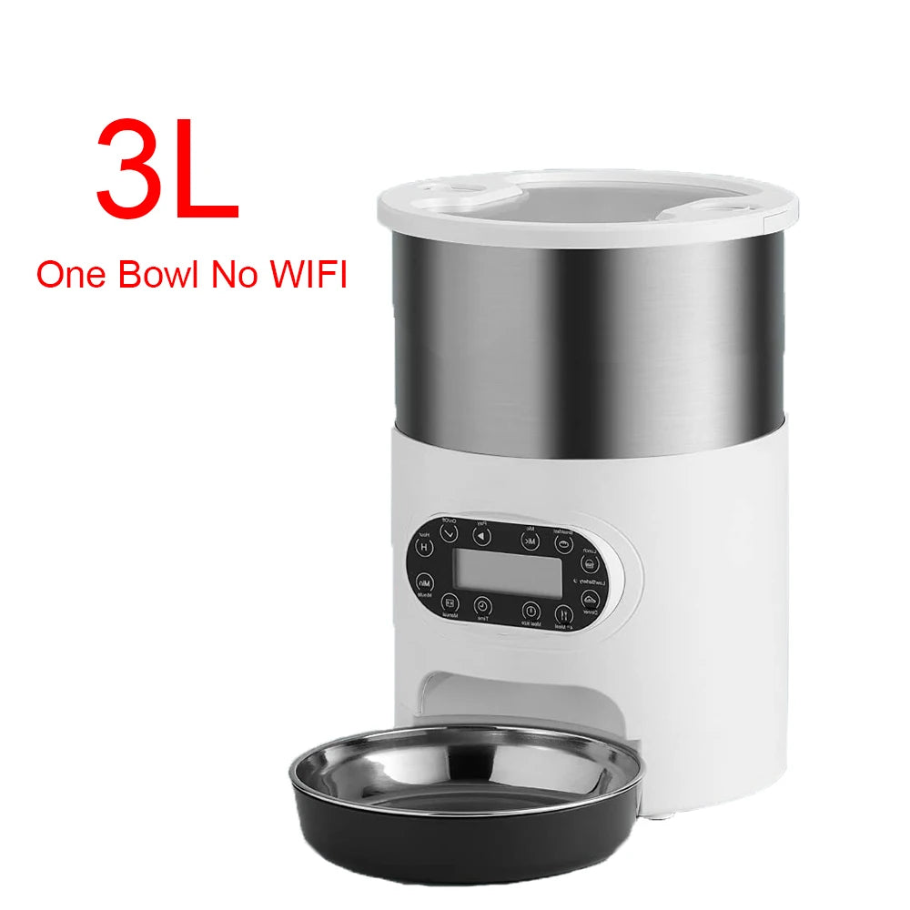 Smart Automatic Pet Feeder | Timed Food Dispenser for Cats & Dogs
