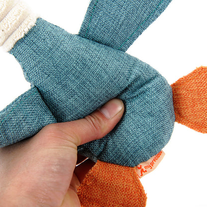 Interactive Plush Dog Toy | Squeaky Puzzle Toy for Small & Medium Dogs