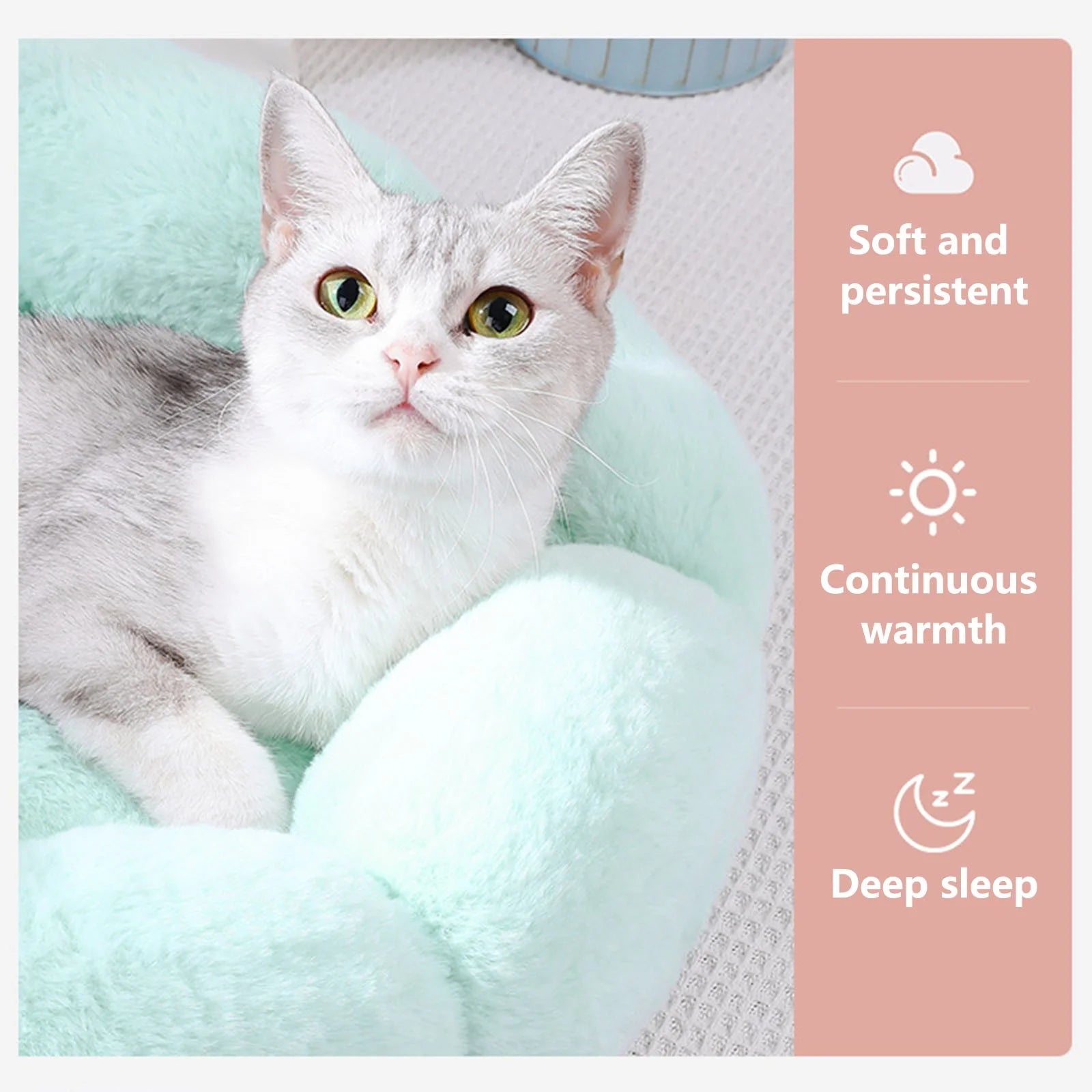 Medium Winter Warm Dog Bed | Plush Cushion Bed for Cozy Comfort