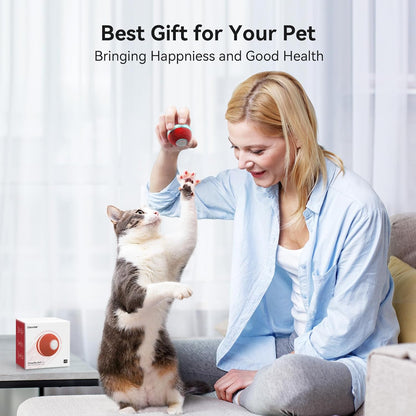 Interactive Rolling Cat Ball | Automatic Moving Toy with LED Light