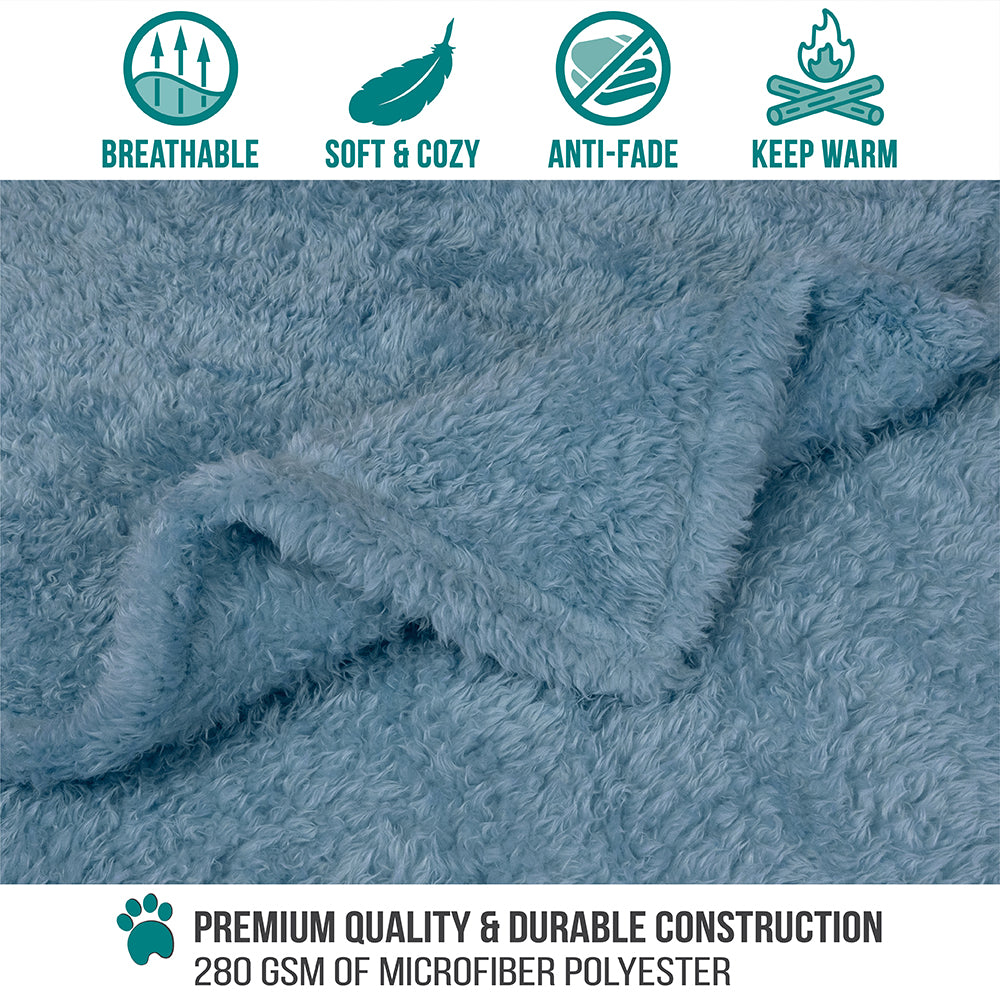 Ultra Soft Sherpa Dog Blanket | Cozy Fleece Blanket for Dogs