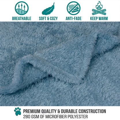Ultra Soft Sherpa Dog Blanket | Cozy Fleece Blanket for Dogs