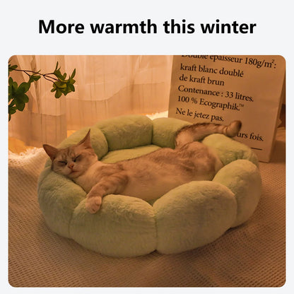 Medium Winter Warm Dog Bed | Plush Cushion Bed for Cozy Comfort