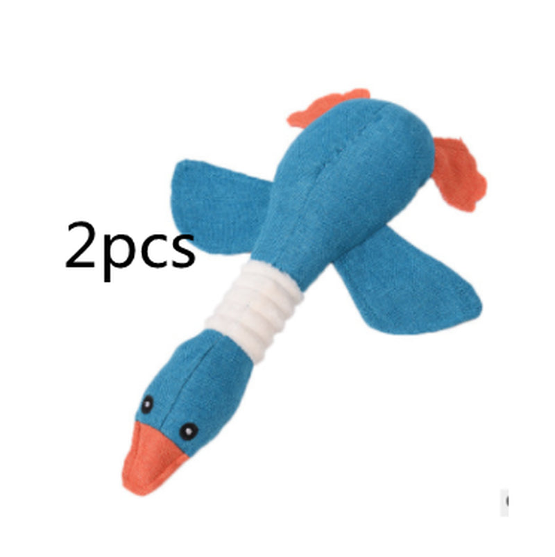 Interactive Plush Dog Toy | Squeaky Puzzle Toy for Small & Medium Dogs