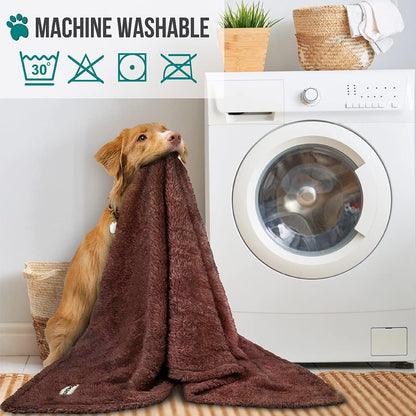 Ultra Soft Sherpa Dog Blanket | Cozy Fleece Blanket for Dogs