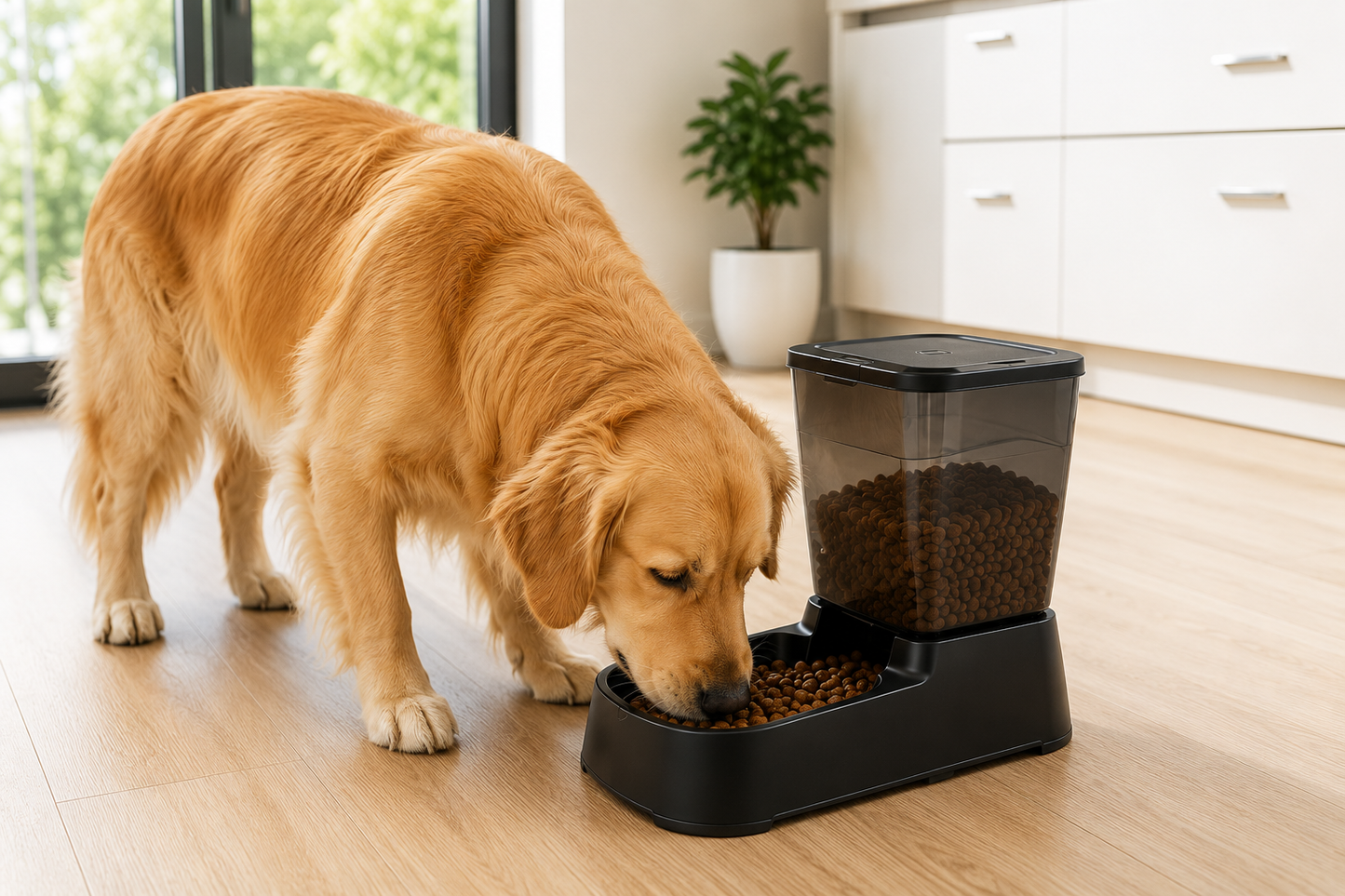 5.2L Automatic Pet Food & Water Dispenser Set