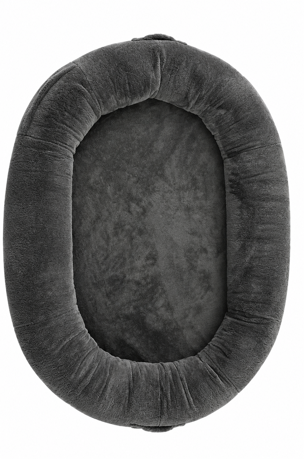 Oversized Light Gray Human-Dog Bed