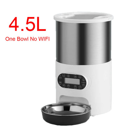 Smart Automatic Pet Feeder | Timed Food Dispenser for Cats & Dogs