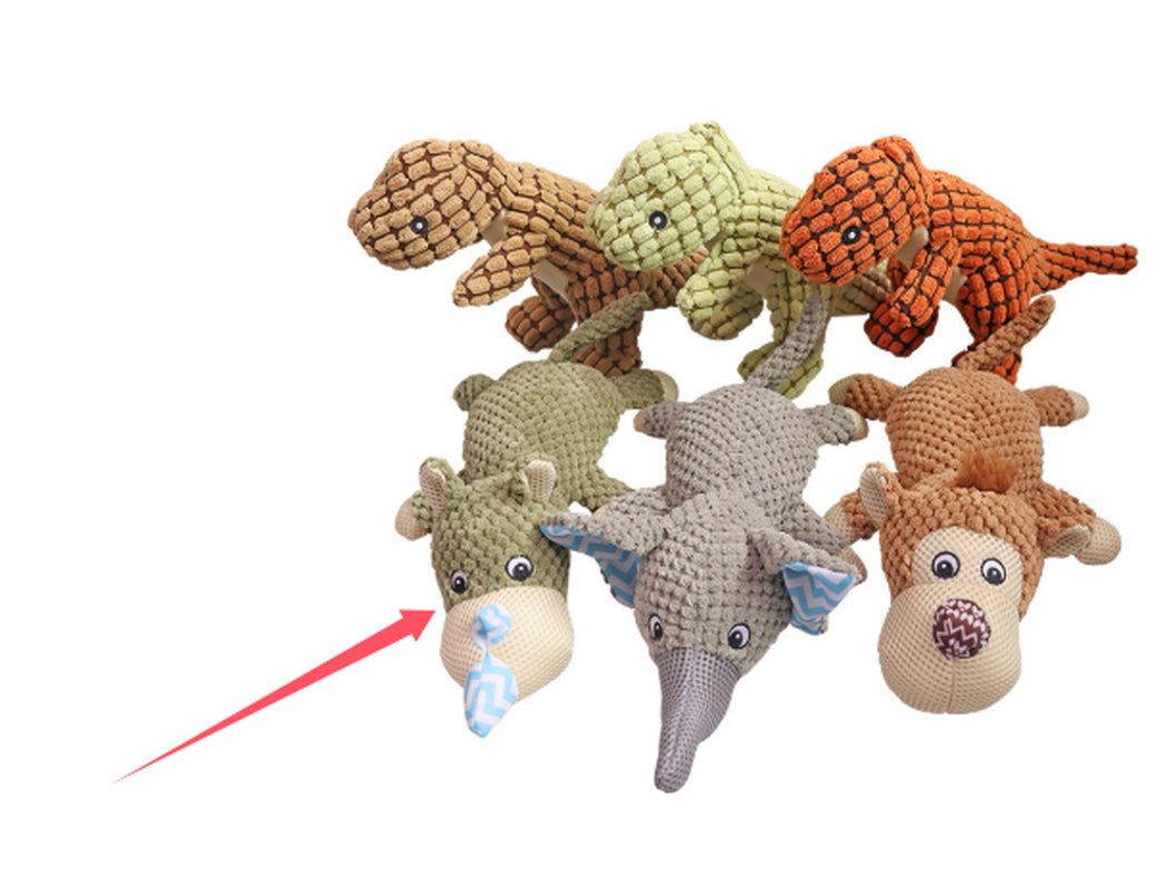 Interactive Plush Dog Toy | Squeaky Puzzle Toy for Small & Medium Dogs