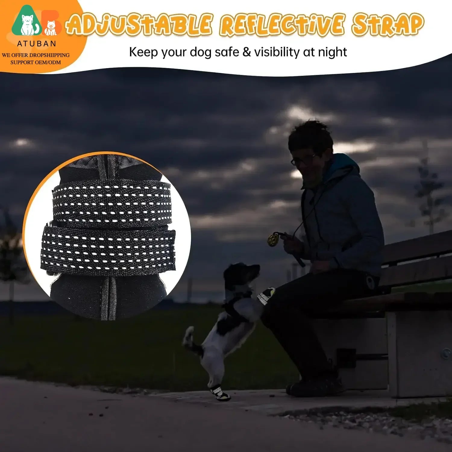 Waterproof Dog Boots | Protective Shoes for Medium & Large Dogs