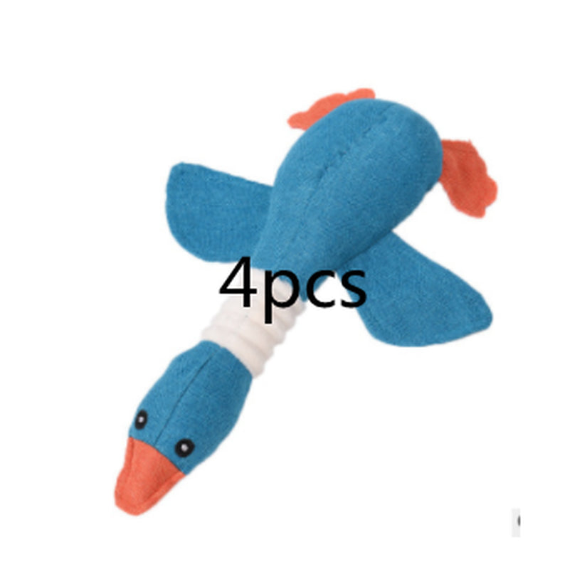 Interactive Plush Dog Toy | Squeaky Puzzle Toy for Small & Medium Dogs