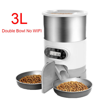 Smart Automatic Pet Feeder | Timed Food Dispenser for Cats & Dogs