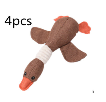 Interactive Plush Dog Toy | Squeaky Puzzle Toy for Small & Medium Dogs