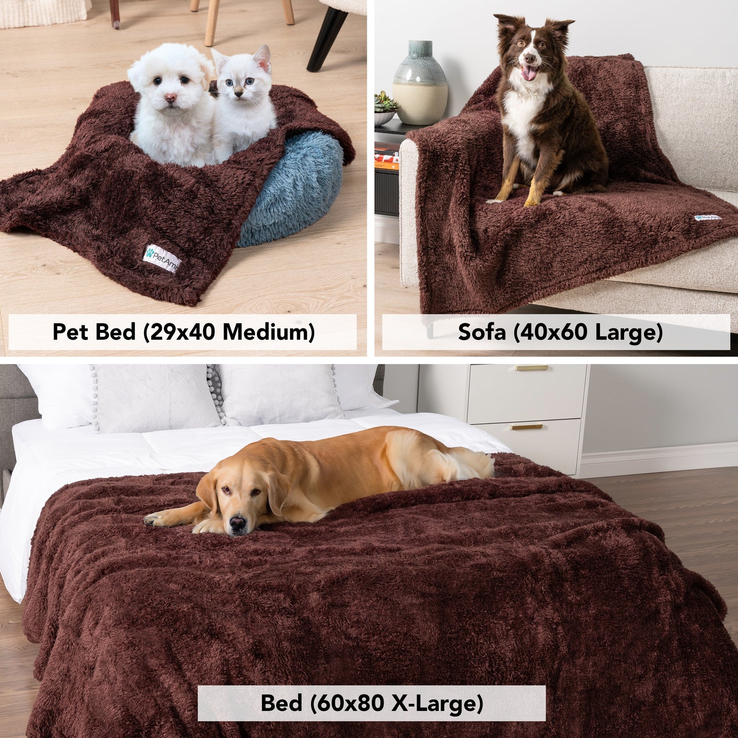 Ultra Soft Sherpa Dog Blanket | Cozy Fleece Blanket for Dogs