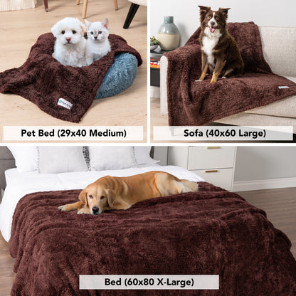 Ultra Soft Sherpa Dog Blanket | Cozy Fleece Blanket for Dogs