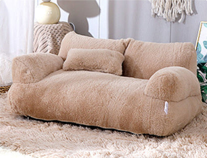 Luxury Cat Sofa Bed | Plush Lounge Bed for Small Cats