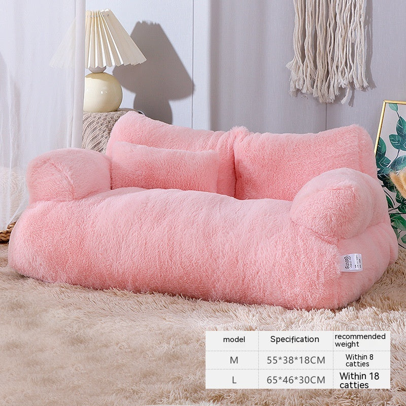 Luxury Cat Sofa Bed | Plush Lounge Bed for Small Cats