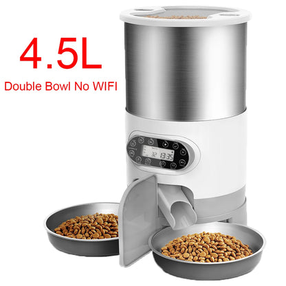Smart Automatic Pet Feeder | Timed Food Dispenser for Cats & Dogs
