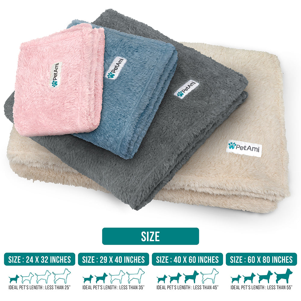 Ultra Soft Sherpa Dog Blanket | Cozy Fleece Blanket for Dogs